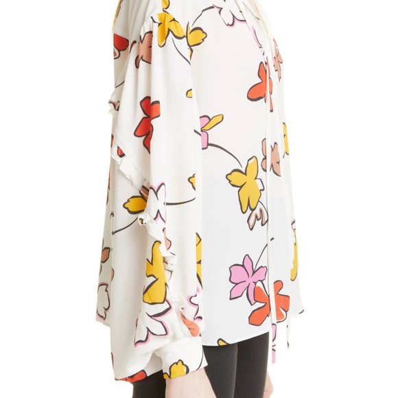 Ted Baker Thurso Floral Top Ted size 5 - Picture 12 of 16